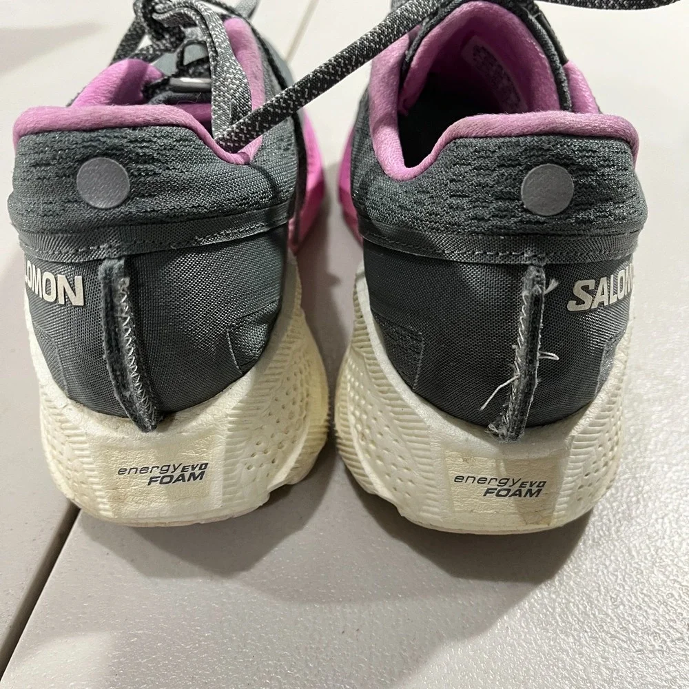 Salomon Aero Glide 2 Women's Running Shoes Gray‎ Pink 10.5 Performance